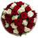 букет из красных и белых роз. Словения