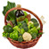 Продуктовая корзина с овощами и зеленью. Словения